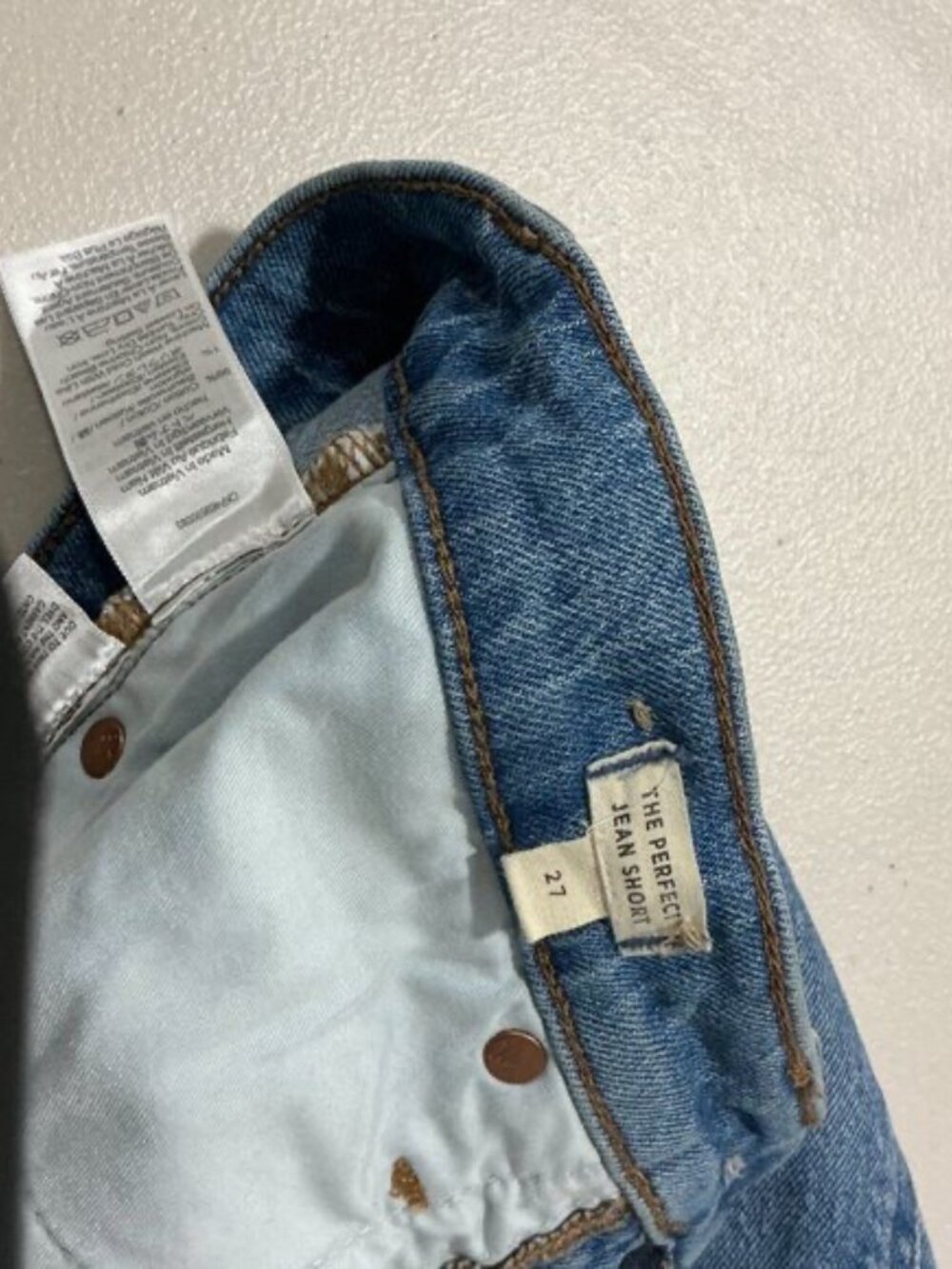 Madewell The Perfect Jean Short 3" Inseam Women SIze W27 - Picture 7 of 13